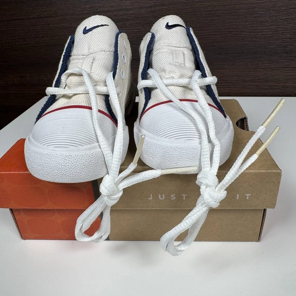 NEW Vintage 2000 Nike Baby Hermosa Canvas Shoes 6.5C Toddler 850154 142